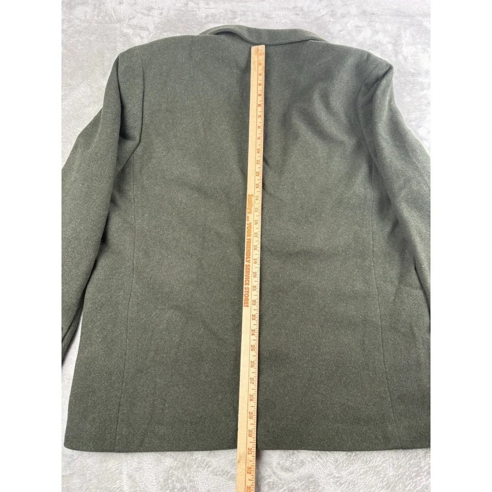 Perry Ellis Portfolio Green Wool Blend Sport Coat‎ Blazer - 48R - Textured Weave